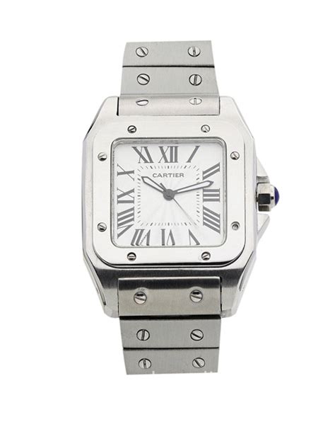 cartier santos 100 falso